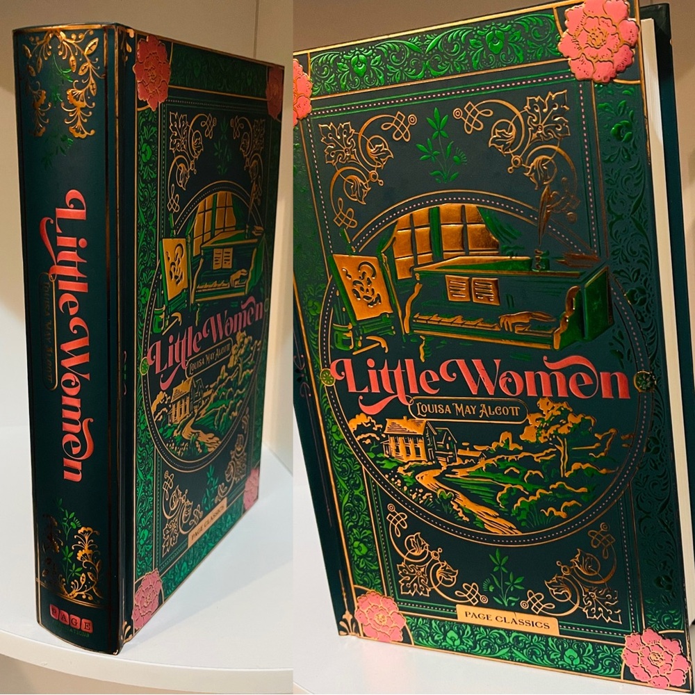 Little Women Hardcover Book Metallic Embossed